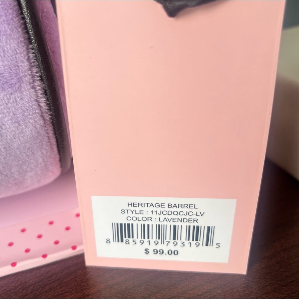 NWT Juicy Couture (limit ed.) Heritage 3-Piece Barrel Bag Set lavender velour. 💜 - Picture 7 of 7
